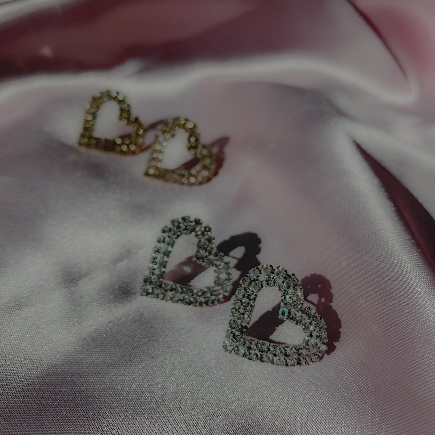 Heart Shaped Stud Earrings