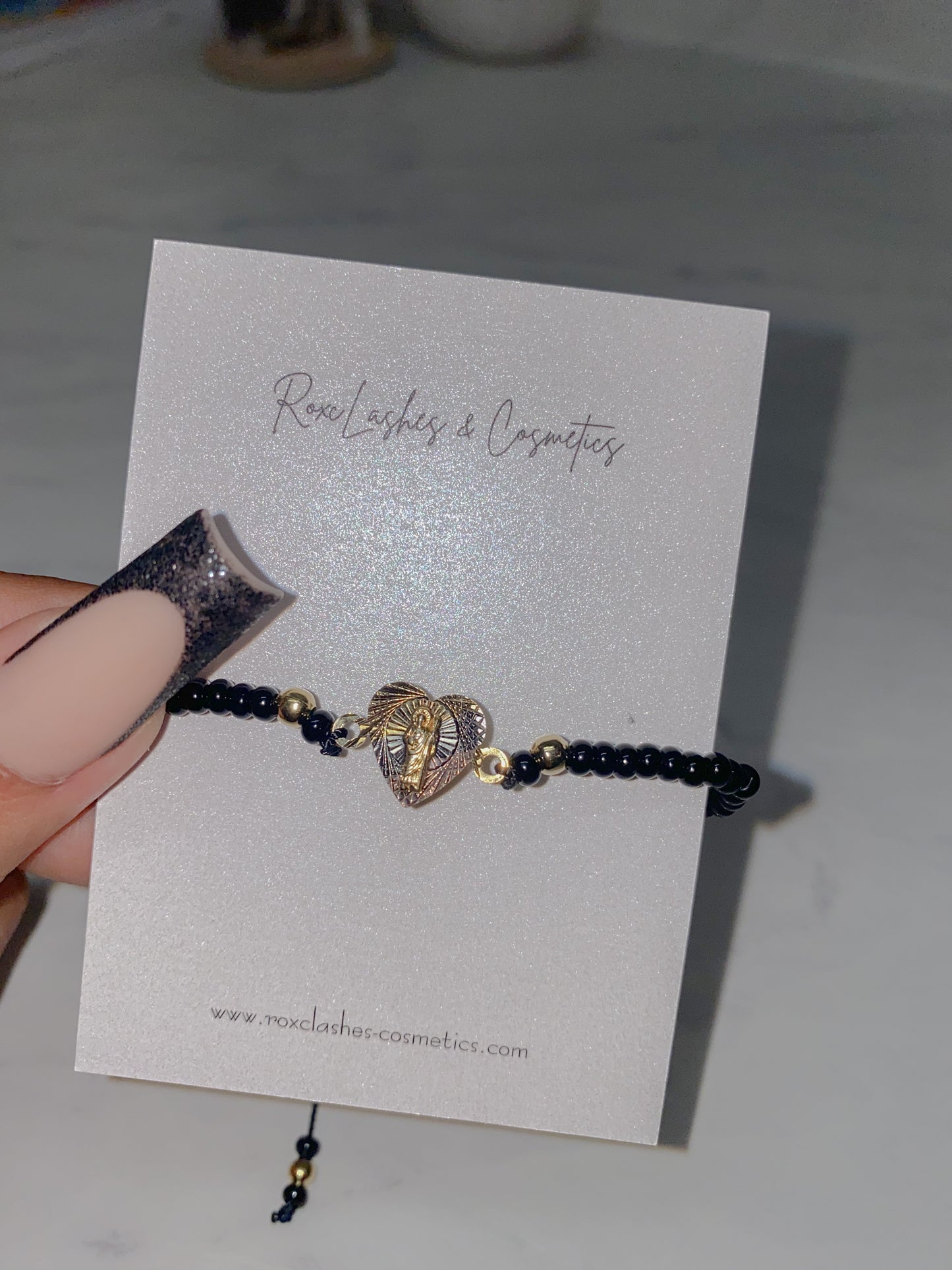 San Judas Heart Bracelet