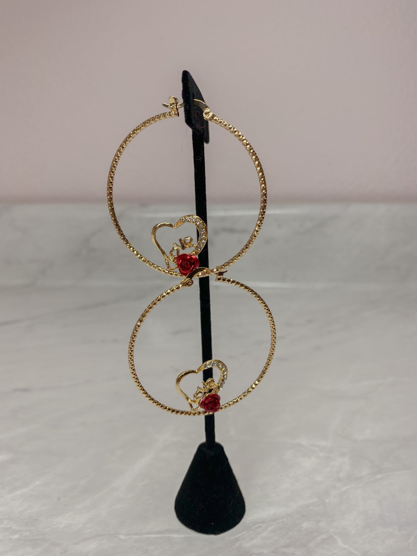 Hearts n' Roses Hoops