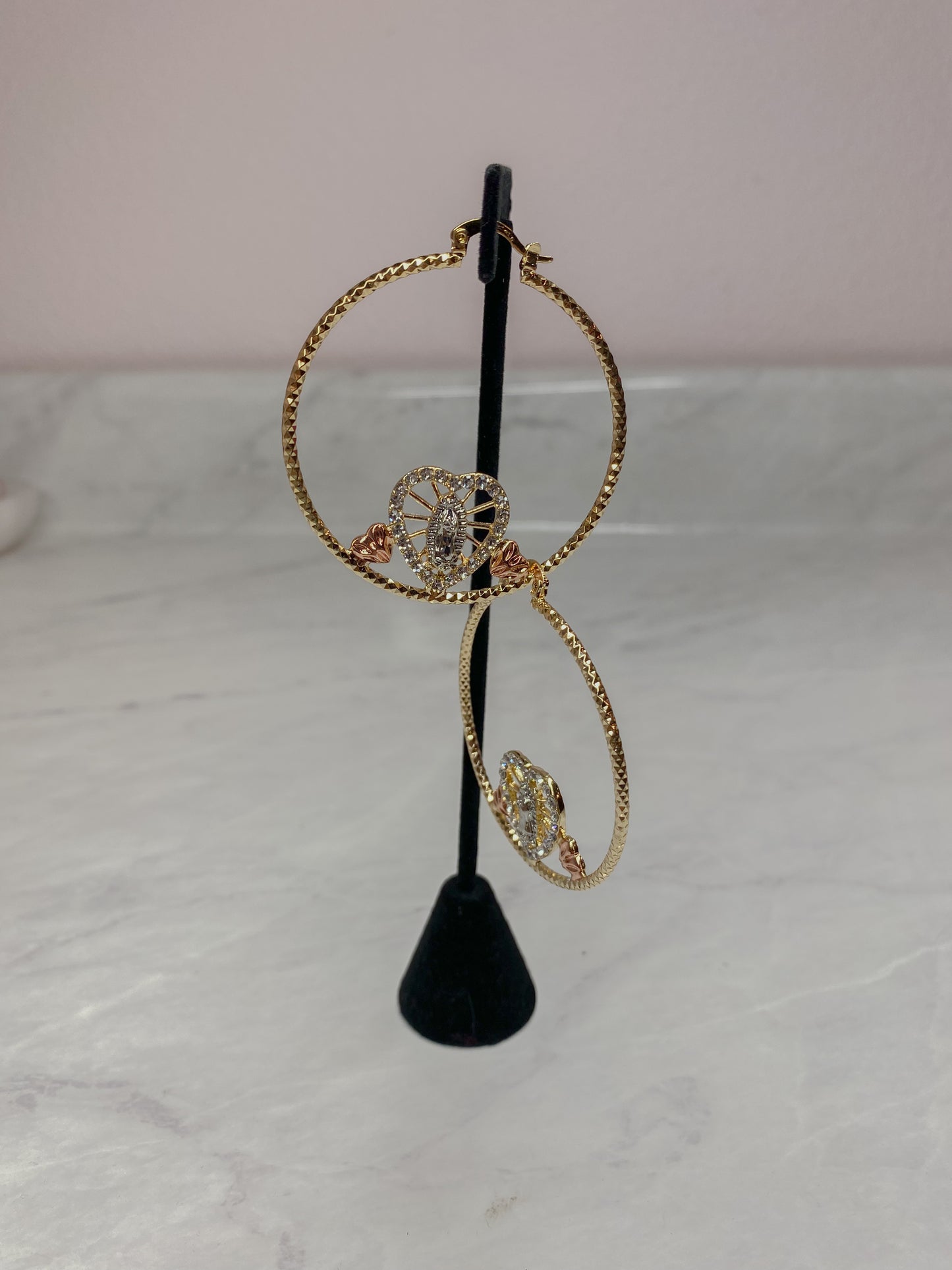 Virgin Mary Hoops
