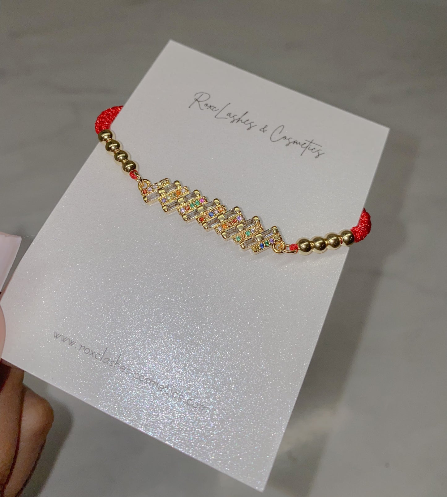 Red CZ Bracelet